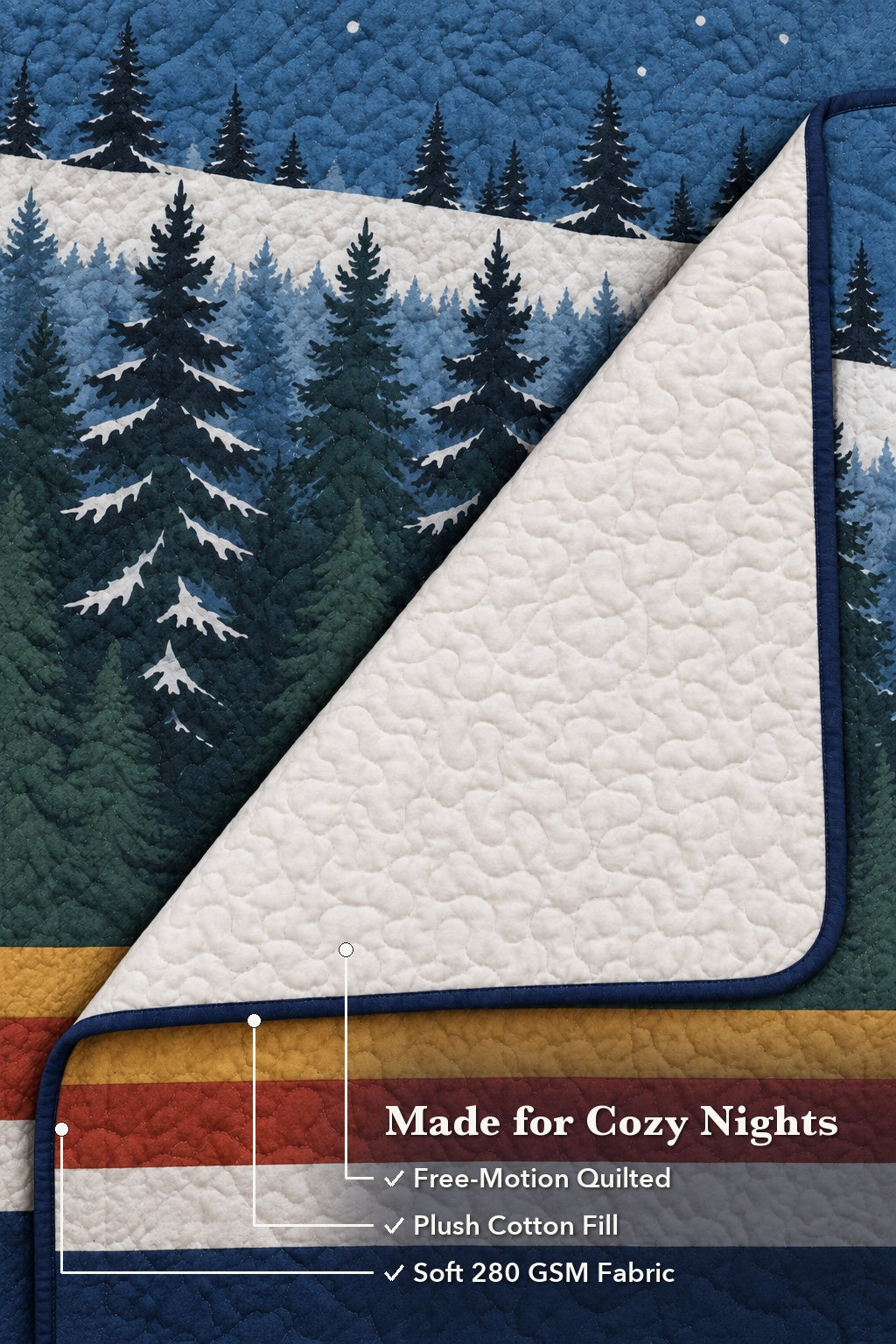 First Snow Ridge Whitetail Quilt Set