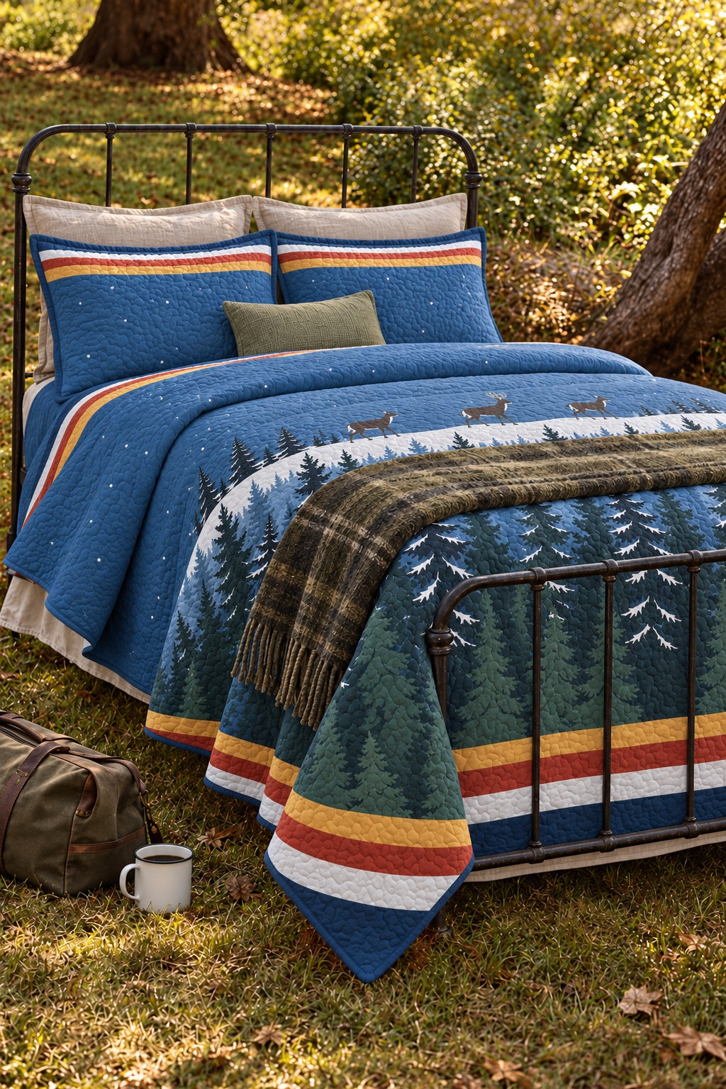 First Snow Ridge Whitetail Quilt Set