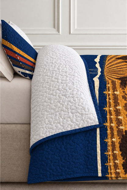 Harvest Moon Ridge Whitetail Quilt Set
