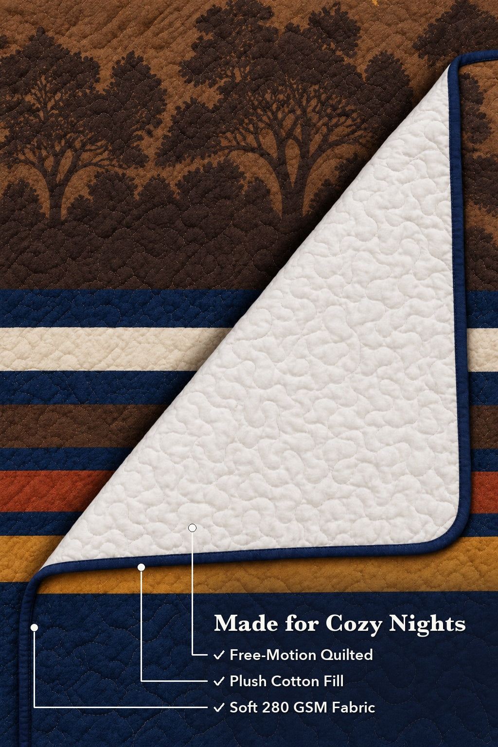 Harvest Moon Ridge Whitetail Quilt Set
