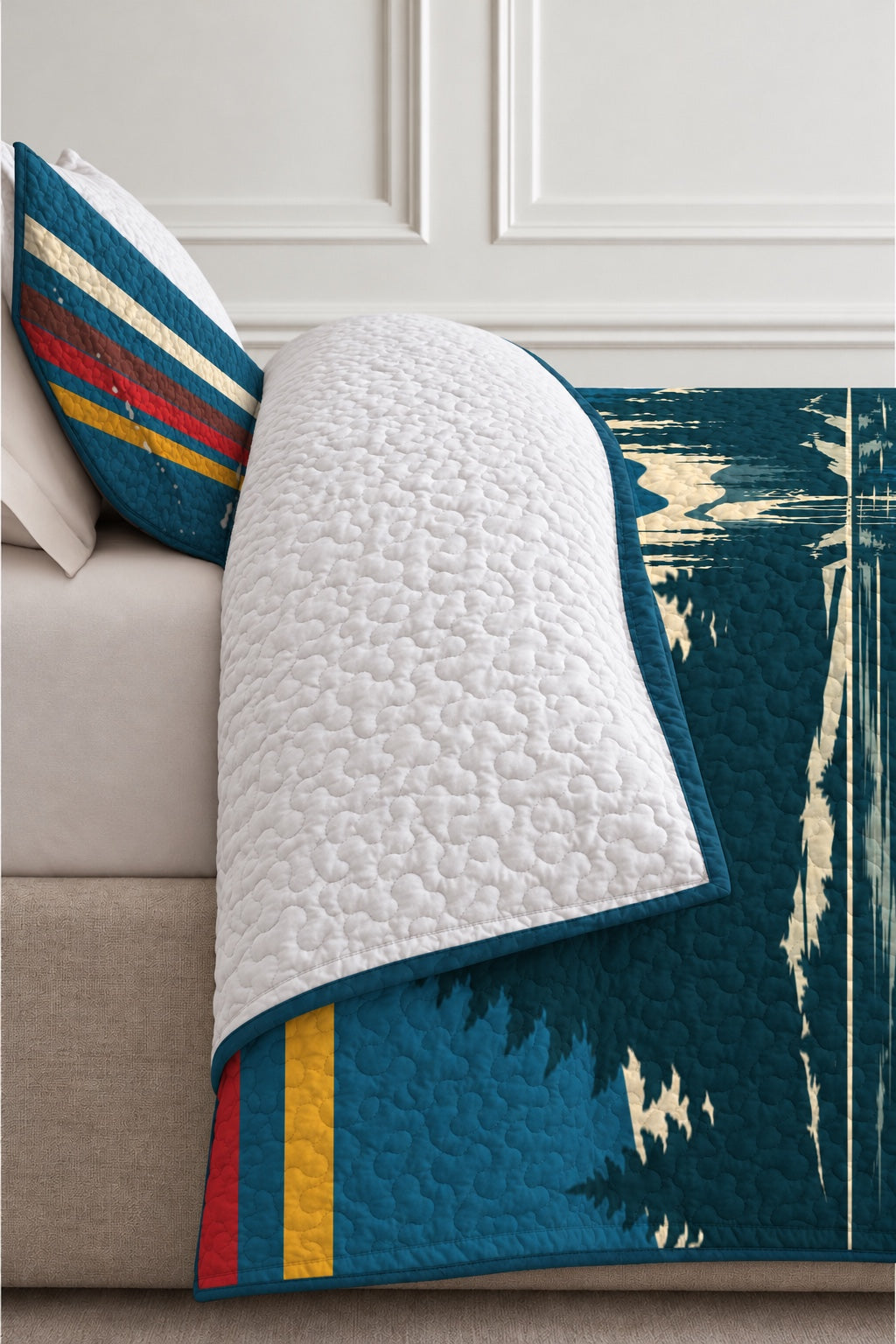 Northwoods Shoreline Whitetail Quilt Set