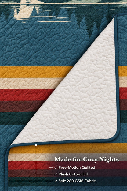 Northwoods Shoreline Whitetail Quilt Set