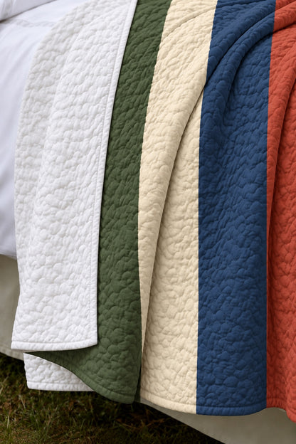 Fence Line Prairie Whitetail Quilt Set