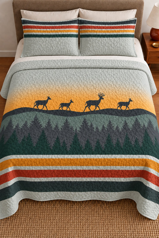 Dawn Timber Ridge Whitetail Quilt Set