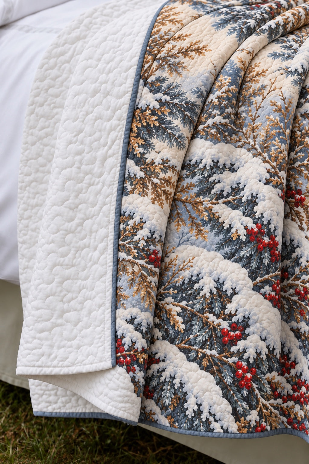 Winter Verdure Whitetail Quilt Set