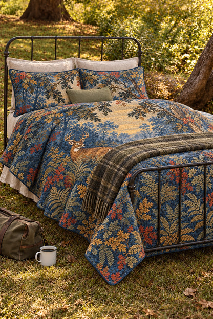 Twilight Verdure Whitetail Quilt Set