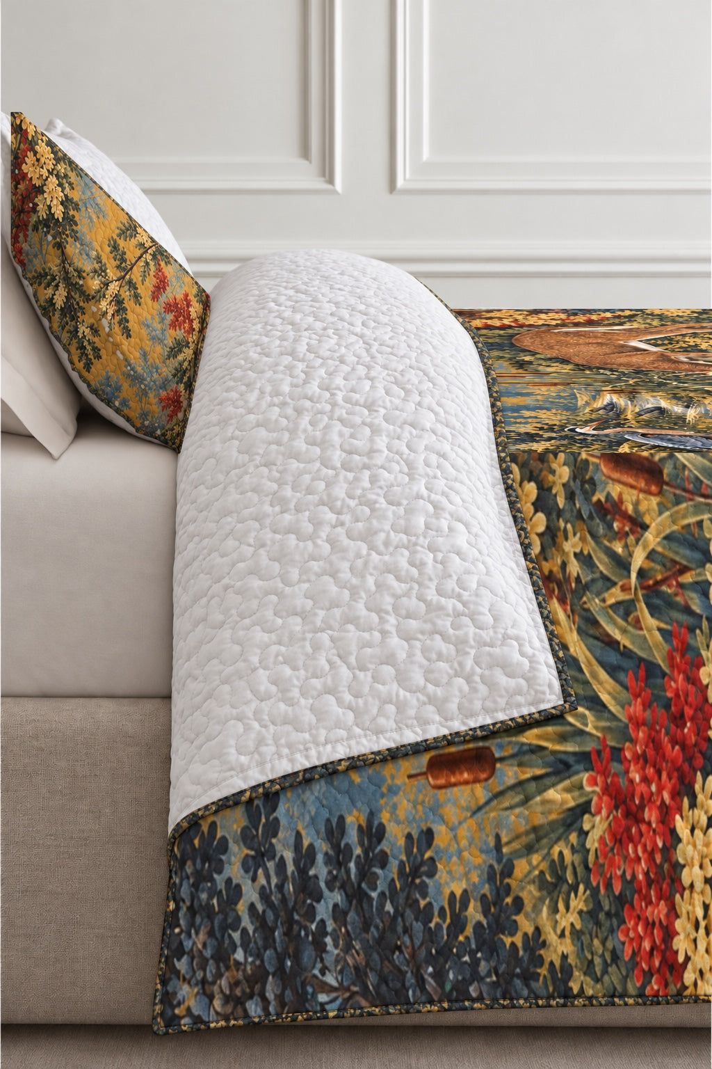 Riverbank Verdure Whitetail Quilt Set