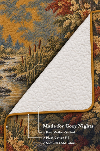 Riverbank Verdure Whitetail Quilt Set