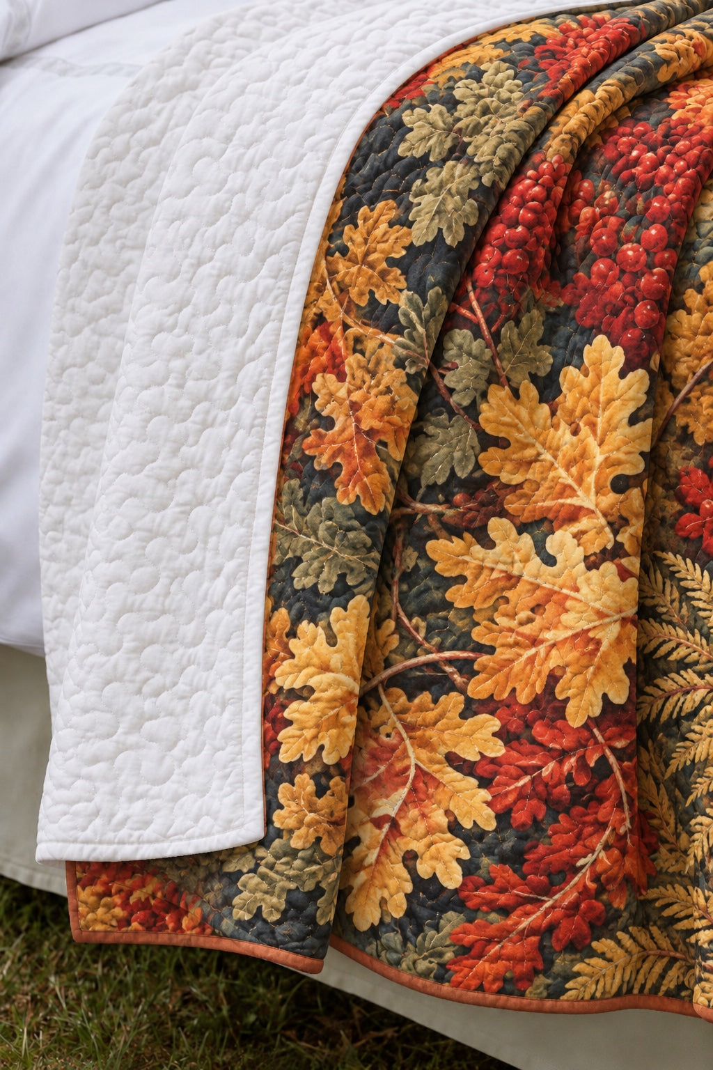 Rut Season Verdure Whitetail Quilt Set