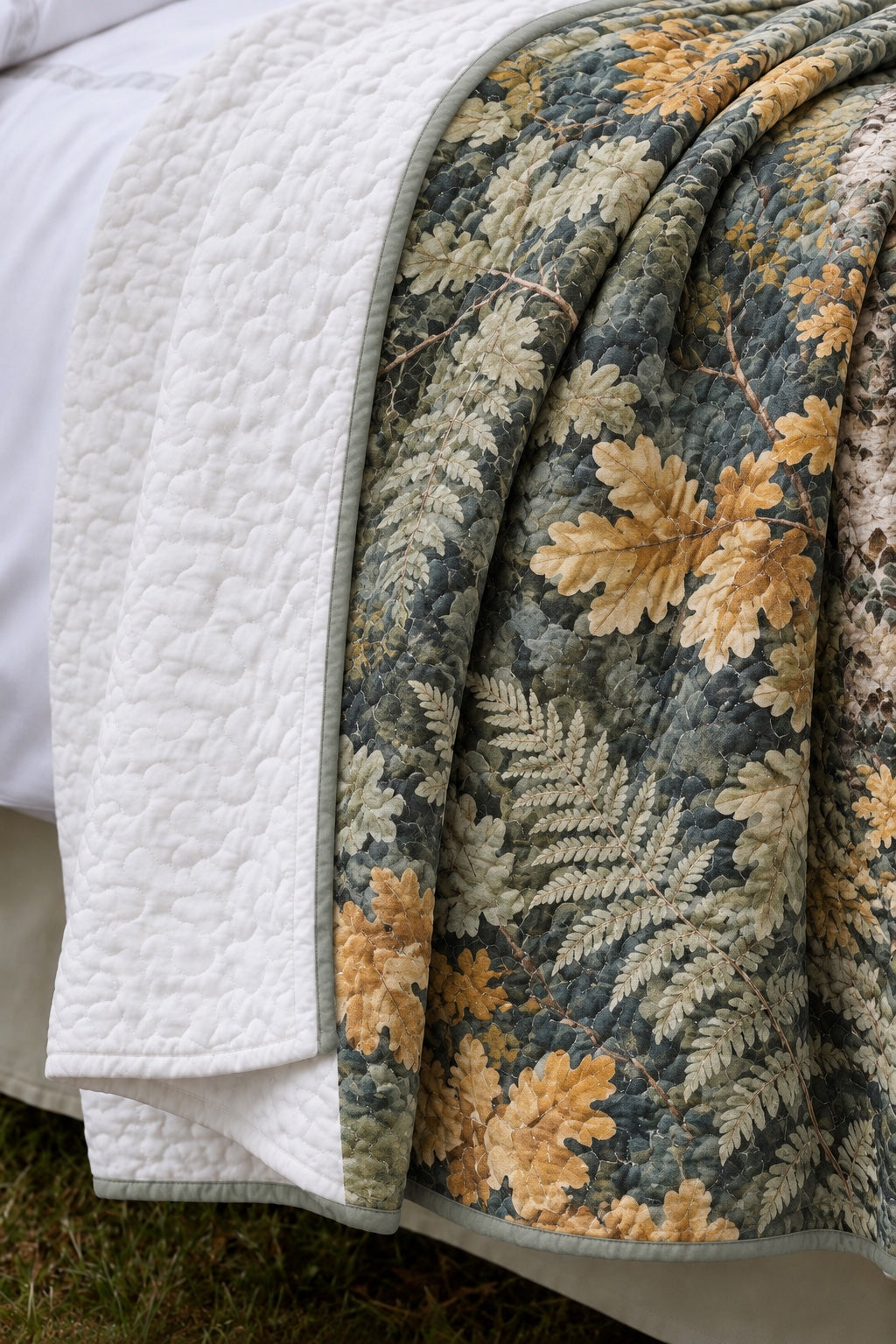 Sage Morning Verdure Whitetail Quilt Set