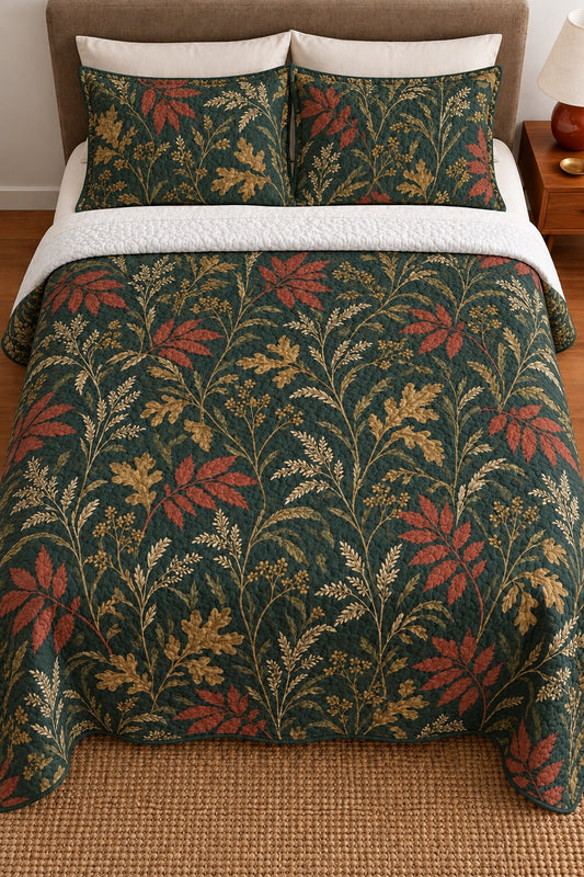 Spruce Sumac Abstract Quilt Set