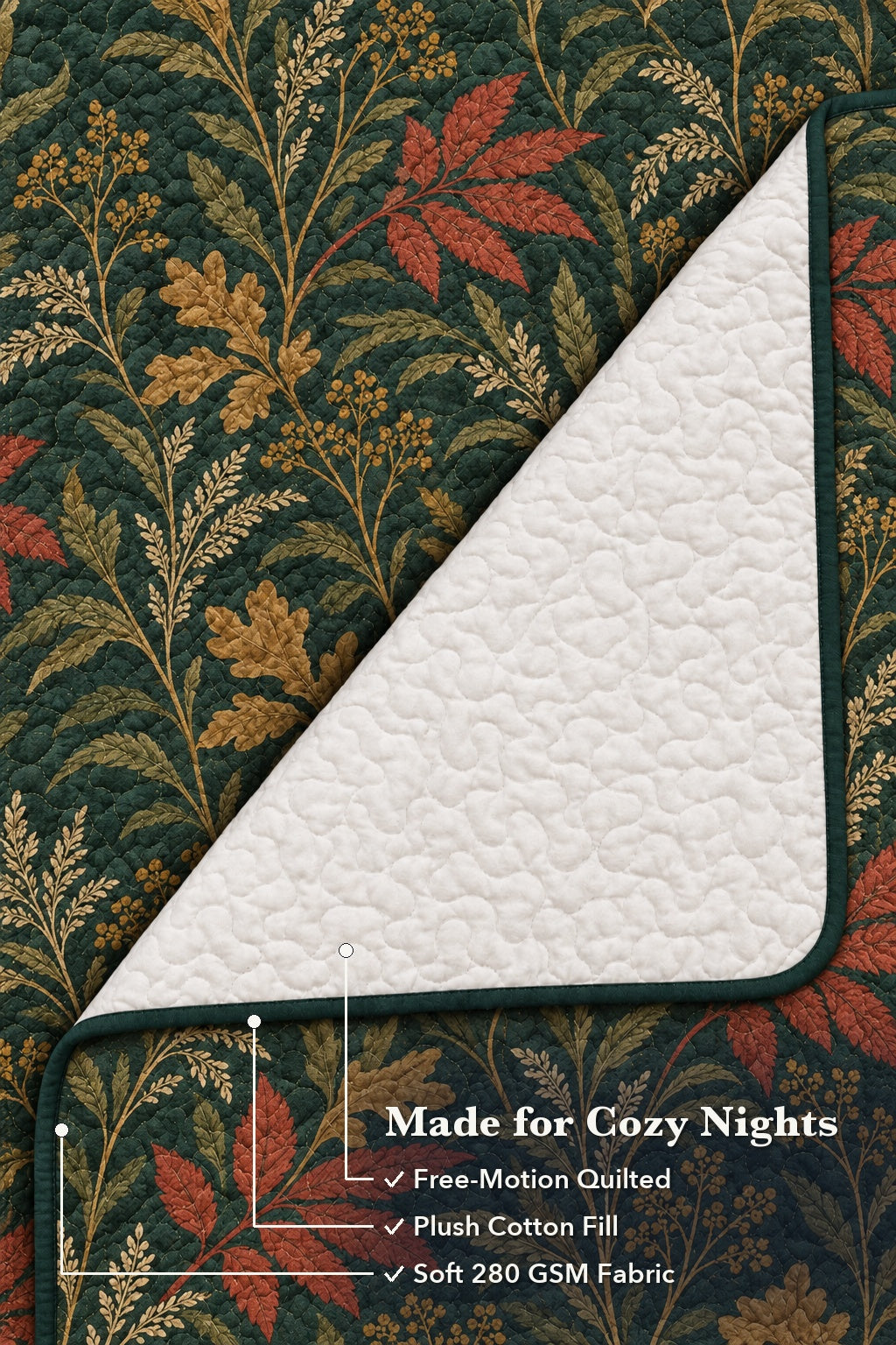 Spruce Sumac Abstract Quilt Set