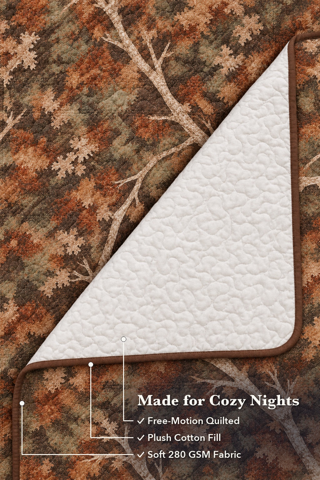 Late Season Timber Whitetail Quilt Set