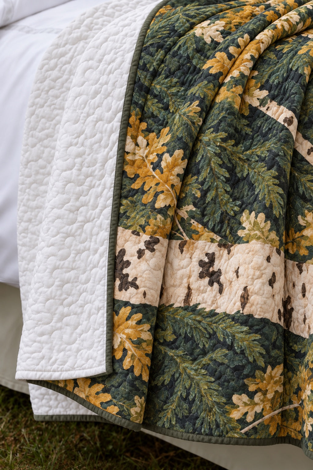 Birch Spruce Timber Whitetail Quilt Set