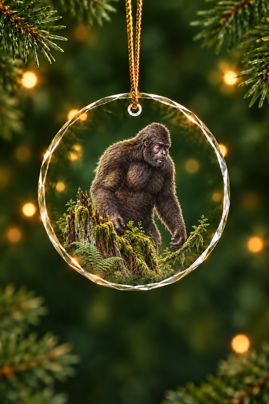 Old Growth Bigfoot - Glass Ornament image 1
