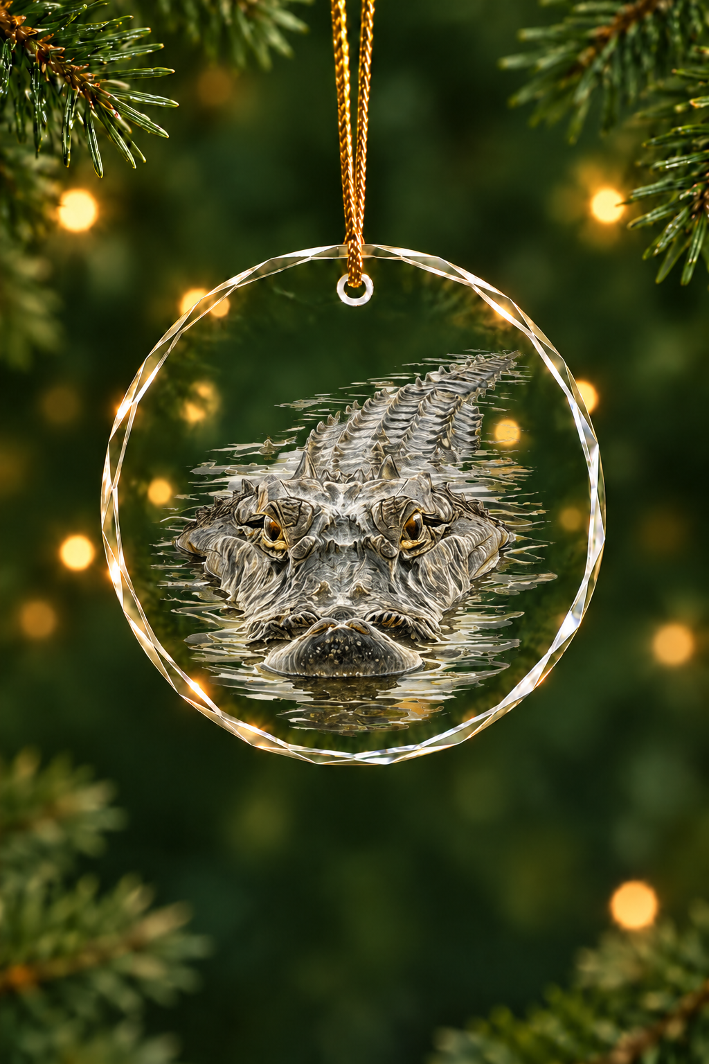 Marsh Bone Stalker - Glass Ornament image 1
