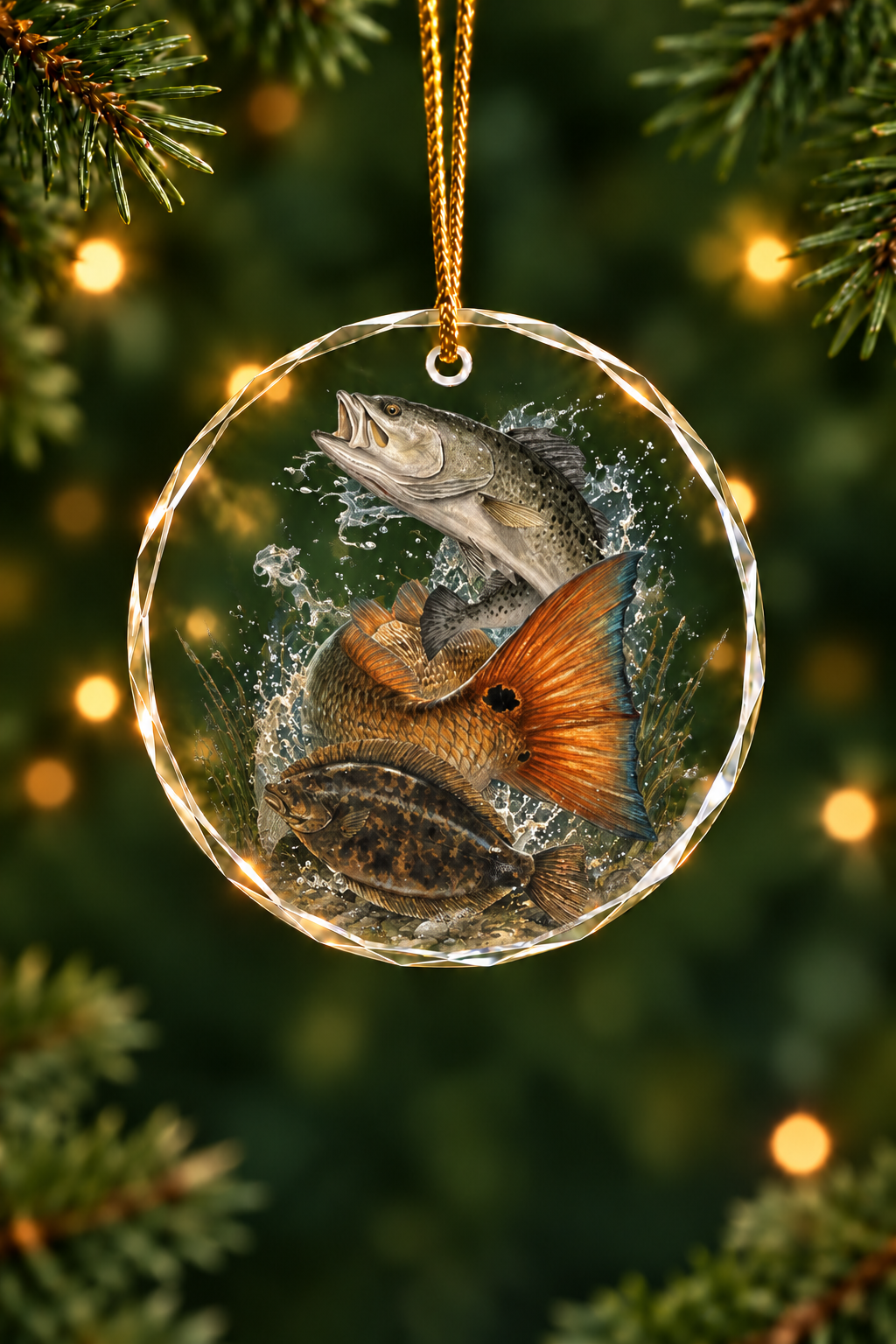 Coastal Grand Slam - Glass Ornament image 1