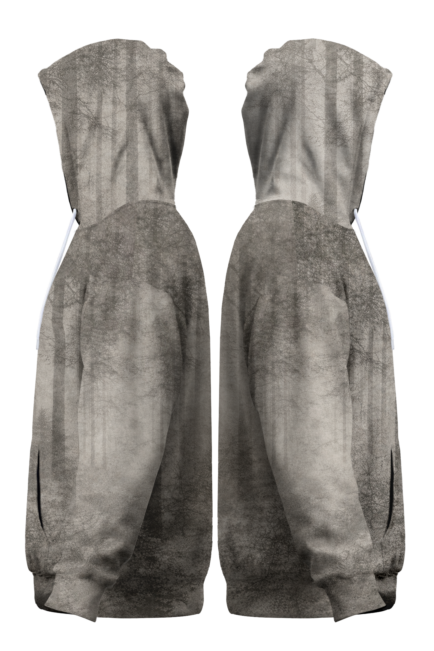 Hunter Fleece Hoodie - Mist Forest Stag – FH4Z