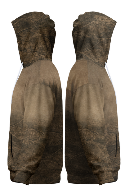 Hunter Fleece Hoodie - Mountain Ridge Deer Silhouette – LT3V