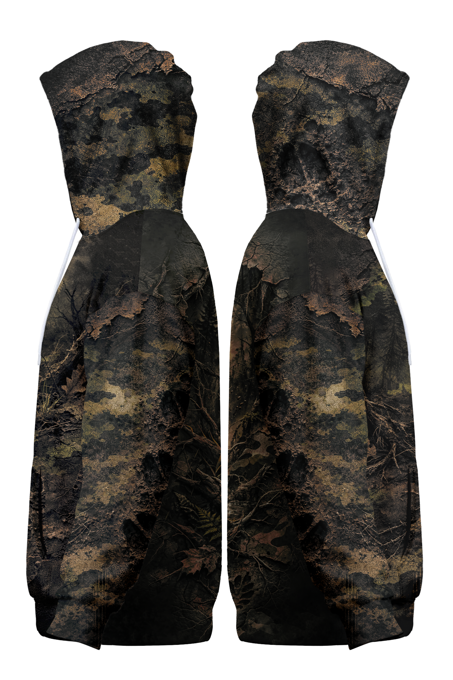 Hunter Fleece Hoodie - Shadow Boar Forest – B4R7