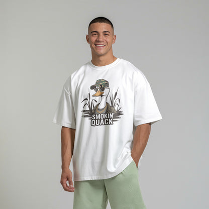 "Smokin" Quack Duck Hunting T-Shirt - Fun Gift for Waterfowl Hunters