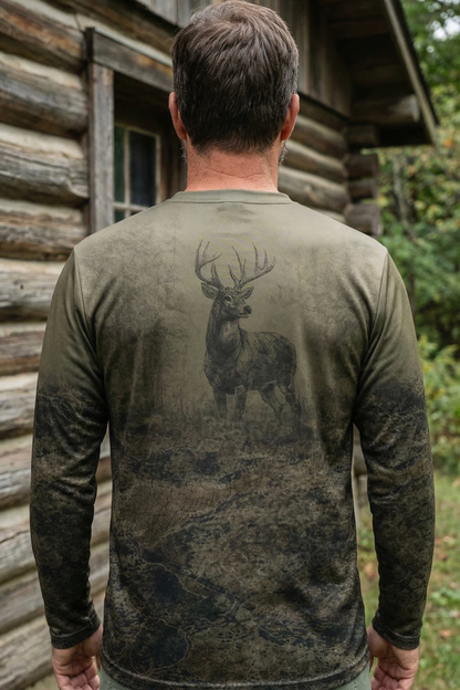 Performance Hunting Long Sleeve - Muddy Fog Buck - MF1M