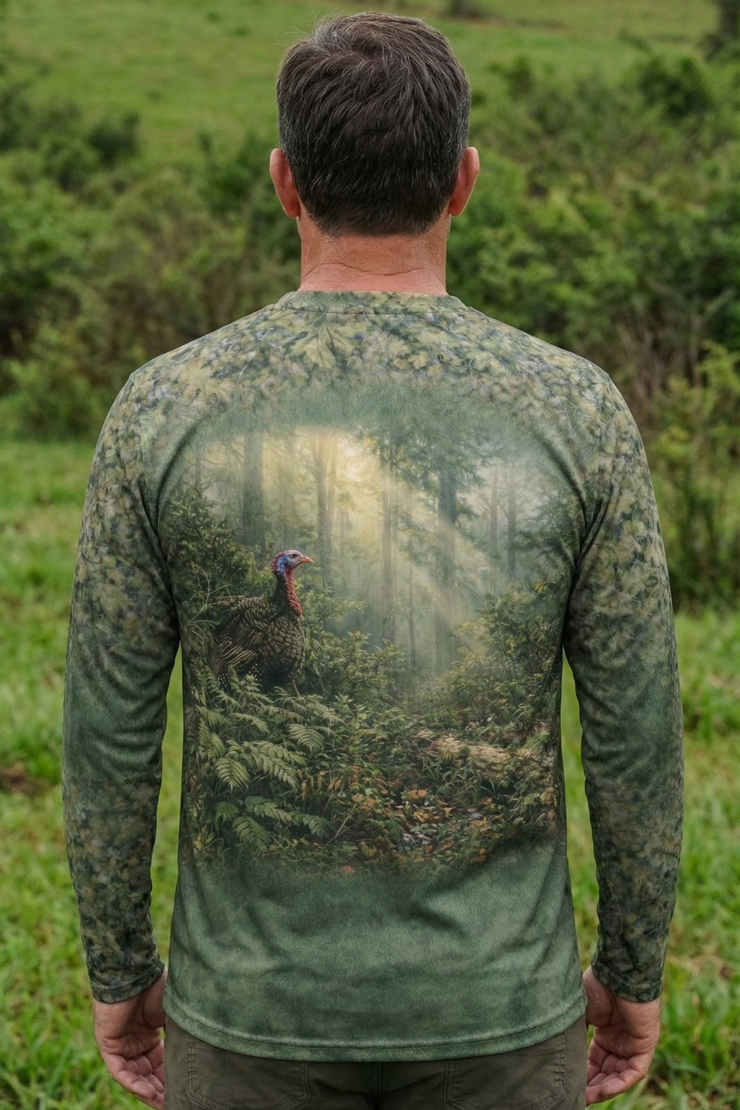 Performance Hunting Long Sleeve - Sunlit Timber Turkey - TG1G