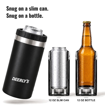 Can cooler - snug on a slim can, snug on a bottle