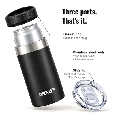 Can cooler - three parts