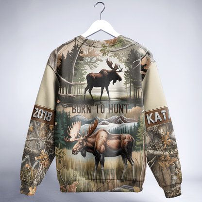 Bull Moose Wilderness Personalized Unisex Sweatshirt