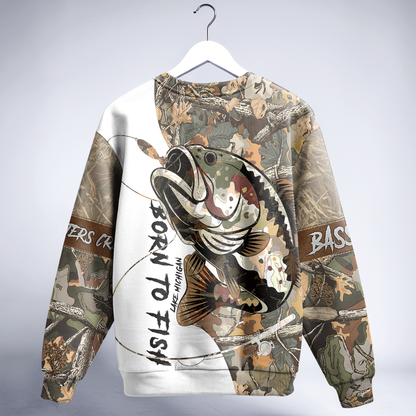 Bass Camo Warrior Personalized Unisex Sweatshirt