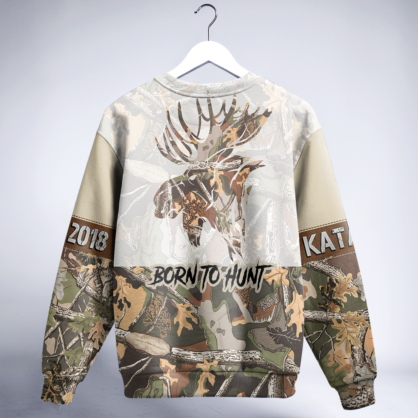 Bull Moose Camo Personalized Unisex Sweatshirt