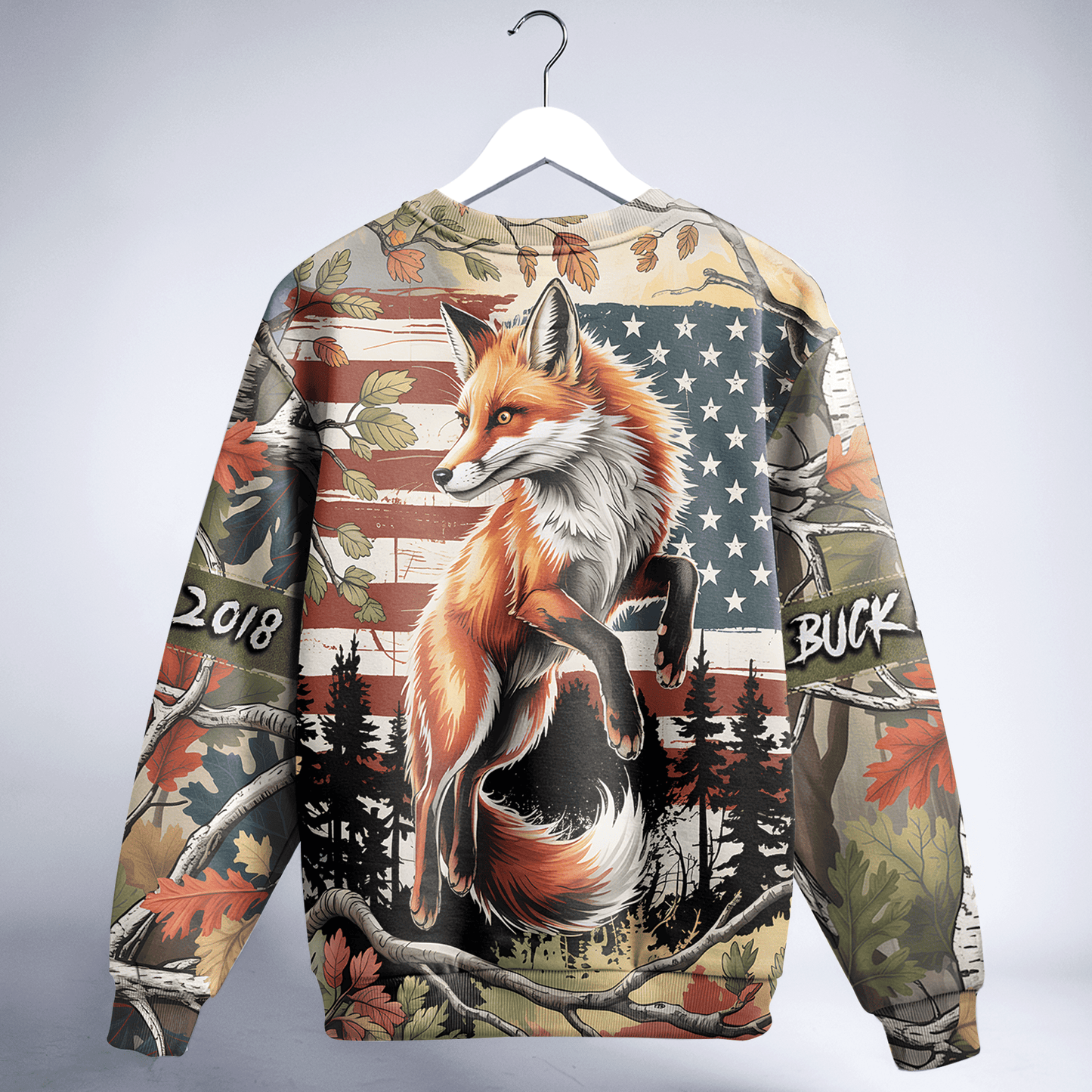 American Fox Hunter Personalized Unisex Sweatshirt