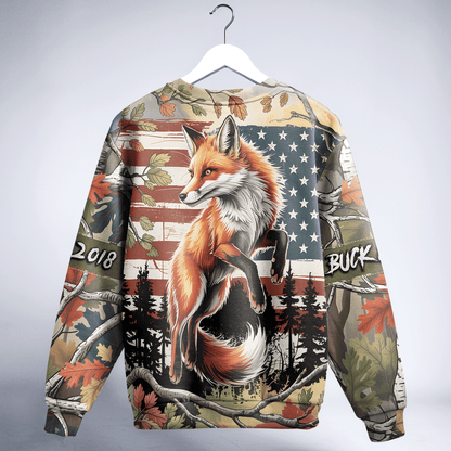 American Fox Hunter Personalized Unisex Sweatshirt