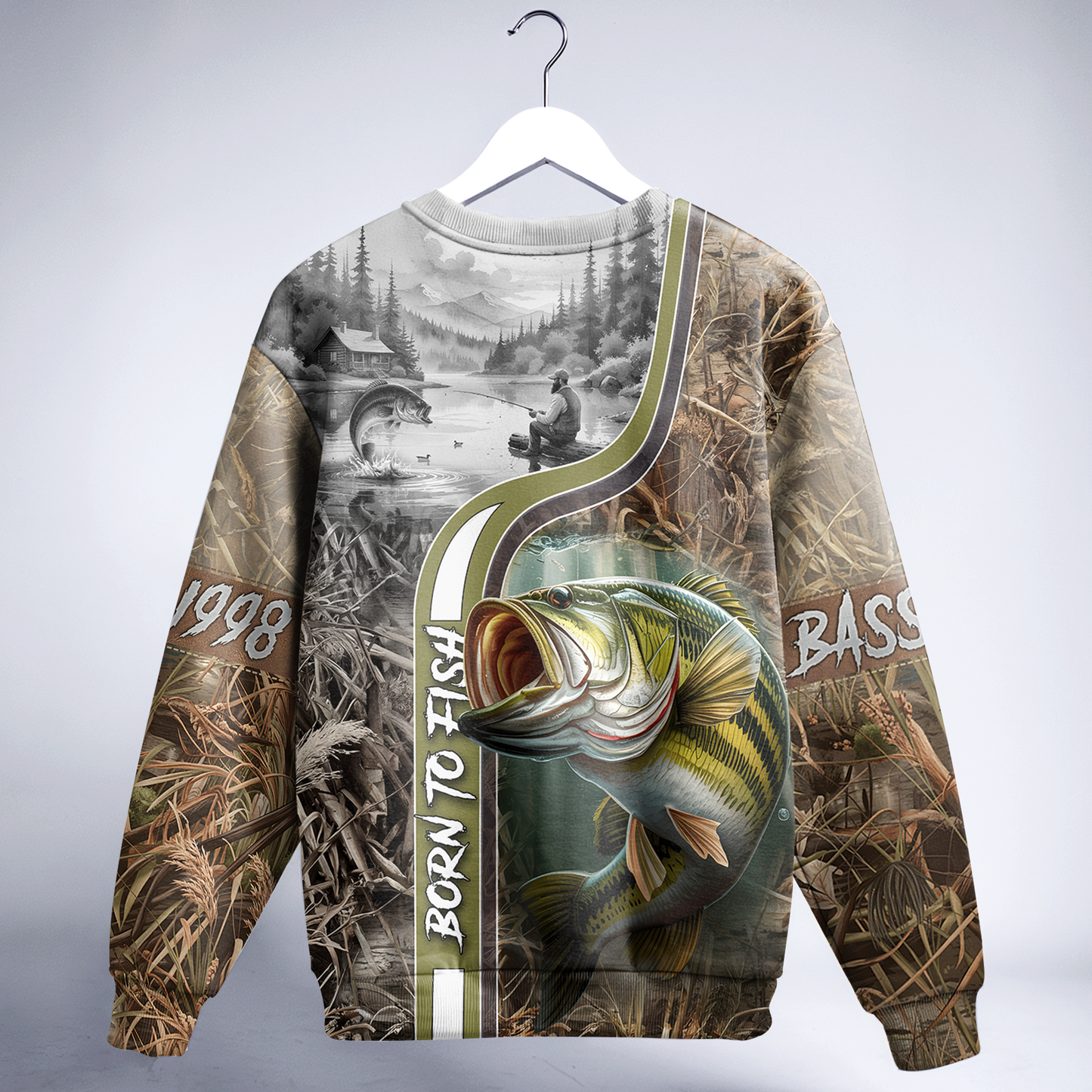 Backwater Bass Legend Personalized Unisex Sweatshirt