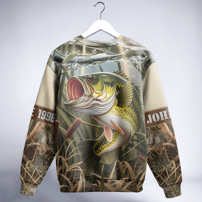Bass Strike Personalized Unisex Sweatshirt