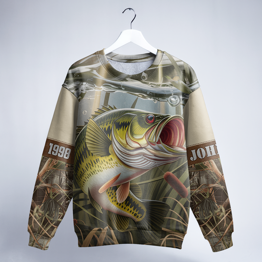 Bass Strike Personalized Unisex Sweatshirt