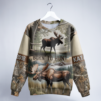 Bull Moose Wilderness Personalized Unisex Sweatshirt