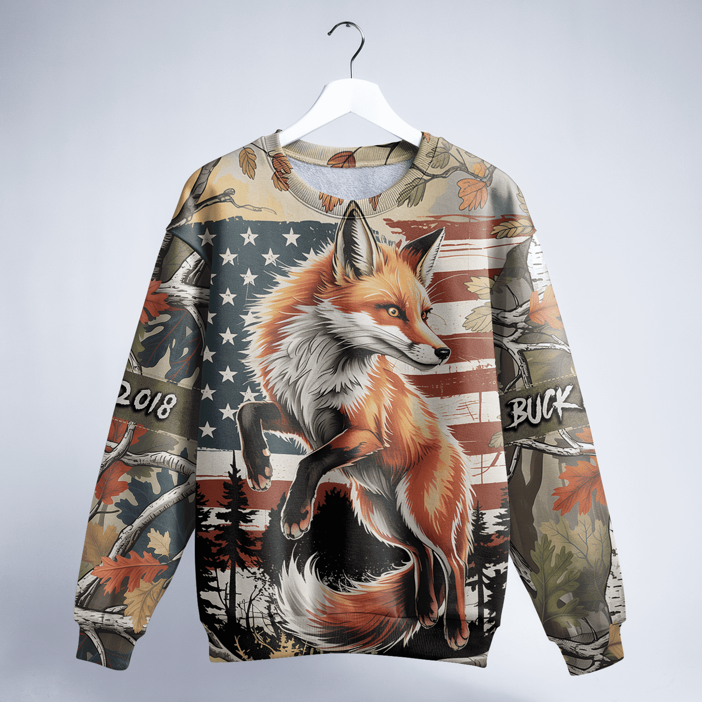 American Fox Hunter Personalized Unisex Sweatshirt