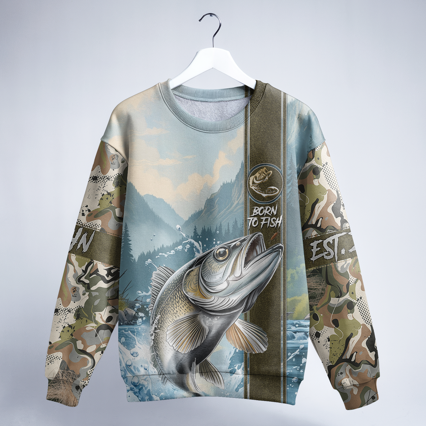 Walleye Warrior Personalized Unisex Sweatshirt