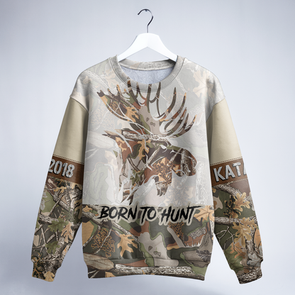 Bull Moose Camo Personalized Unisex Sweatshirt