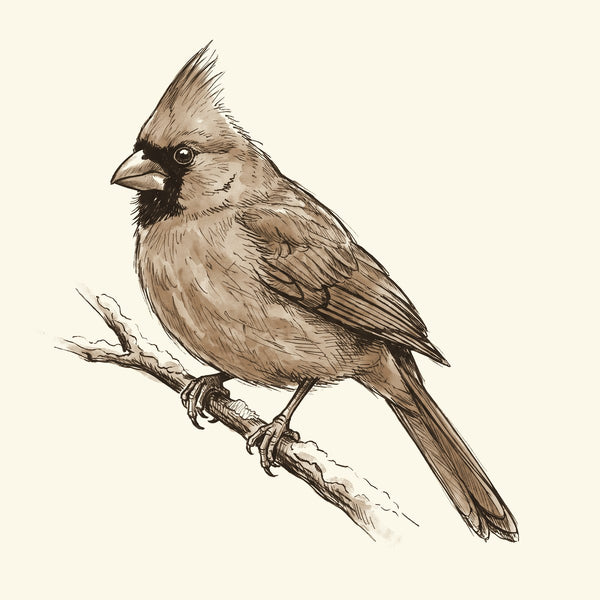 Ink drawing: Birds