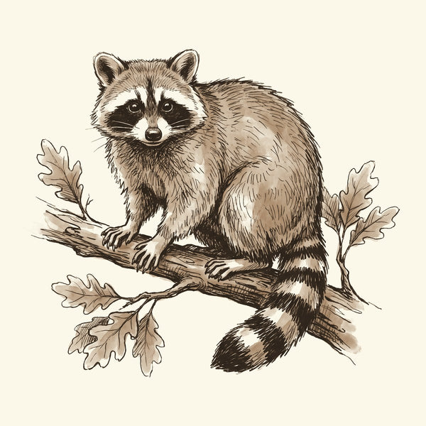 Ink drawing: Small Game