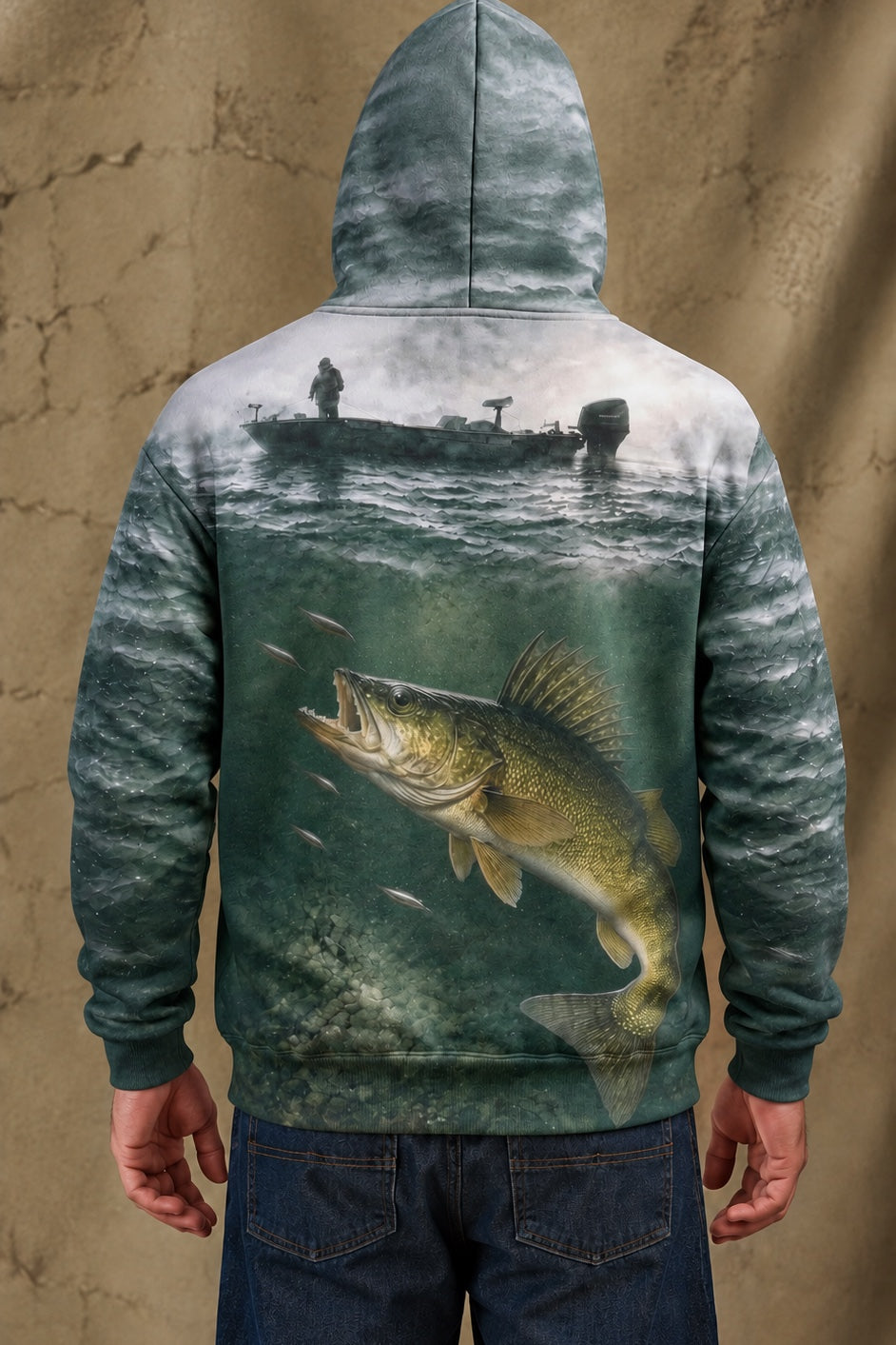 Performance Fleece-Lined Hoodie - Foggy Aluminum Morning image 2