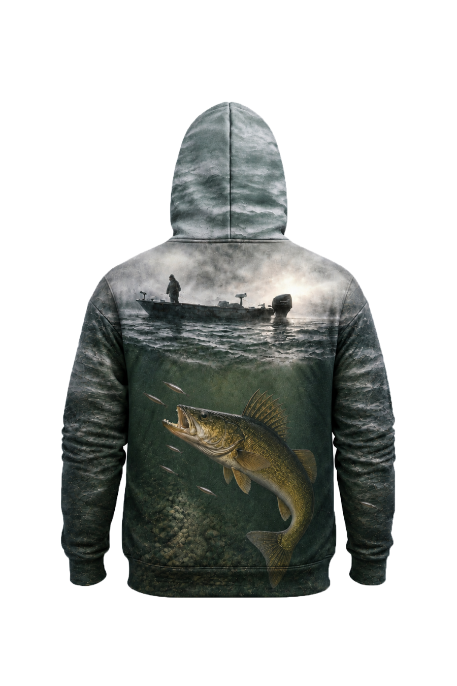 Performance Fleece-Lined Hoodie - Foggy Aluminum Morning image 5