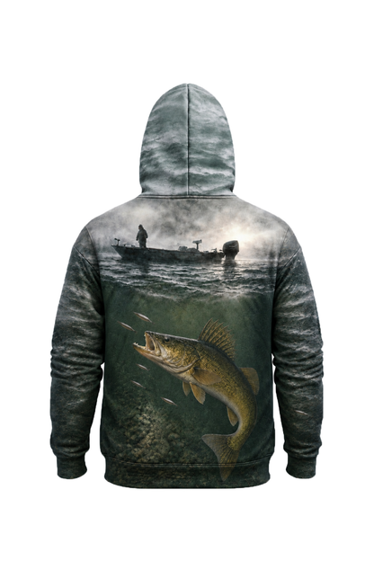 Performance Fleece-Lined Hoodie - Foggy Aluminum Morning image 5