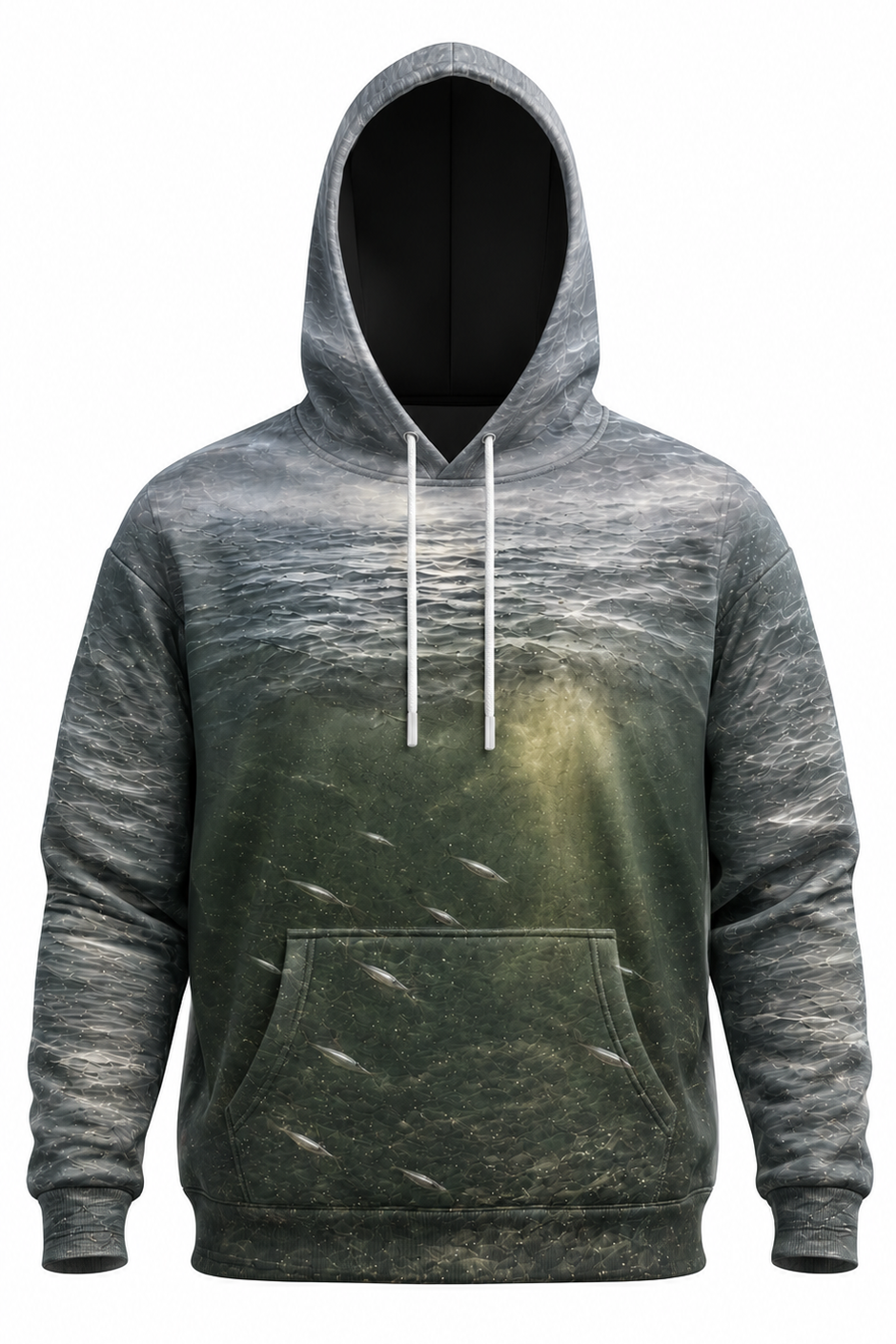 Performance Fleece-Lined Hoodie - Foggy Aluminum Morning image 6