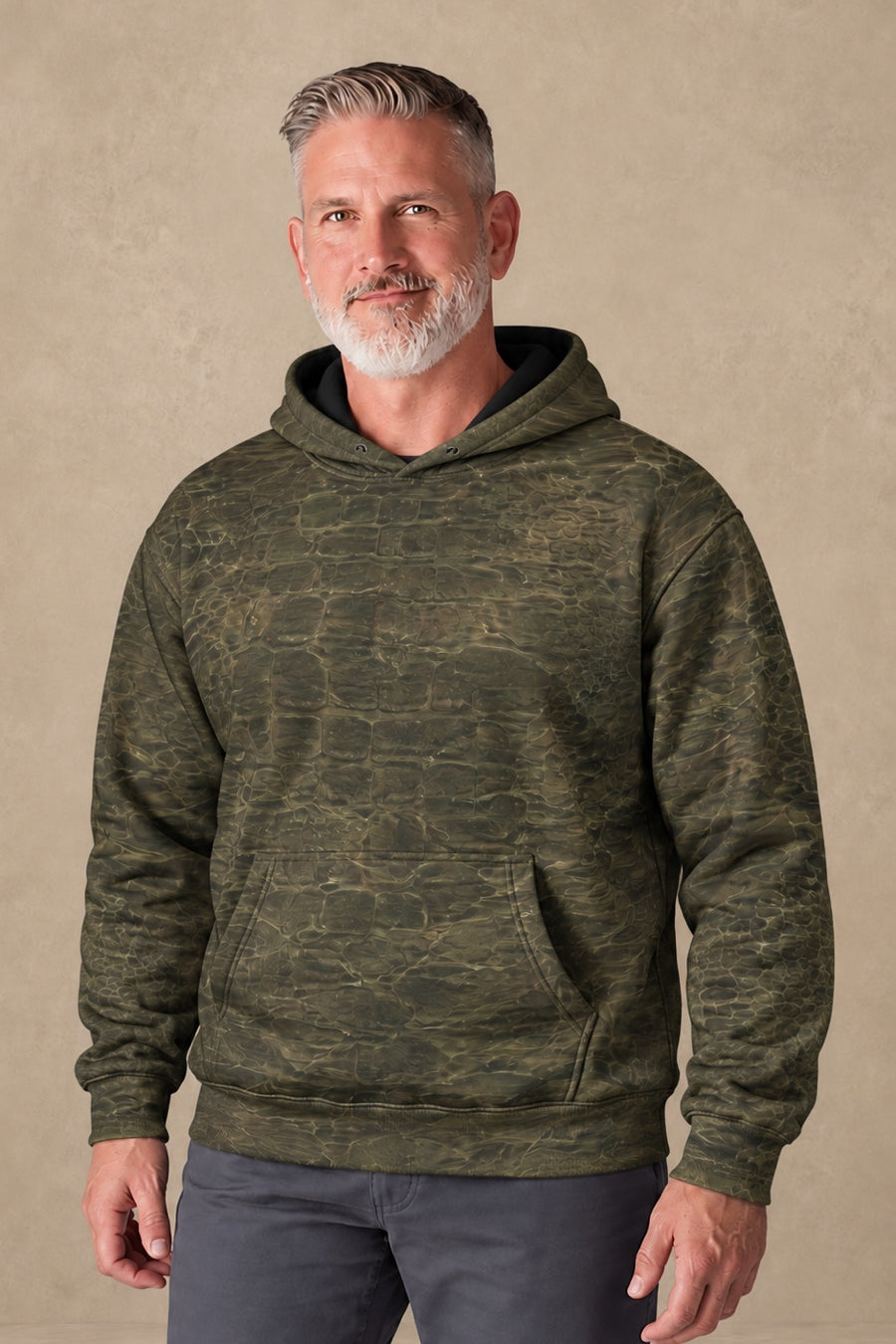 Performance Fleece-Lined Hoodie - Gator Eyes Swamp image 3