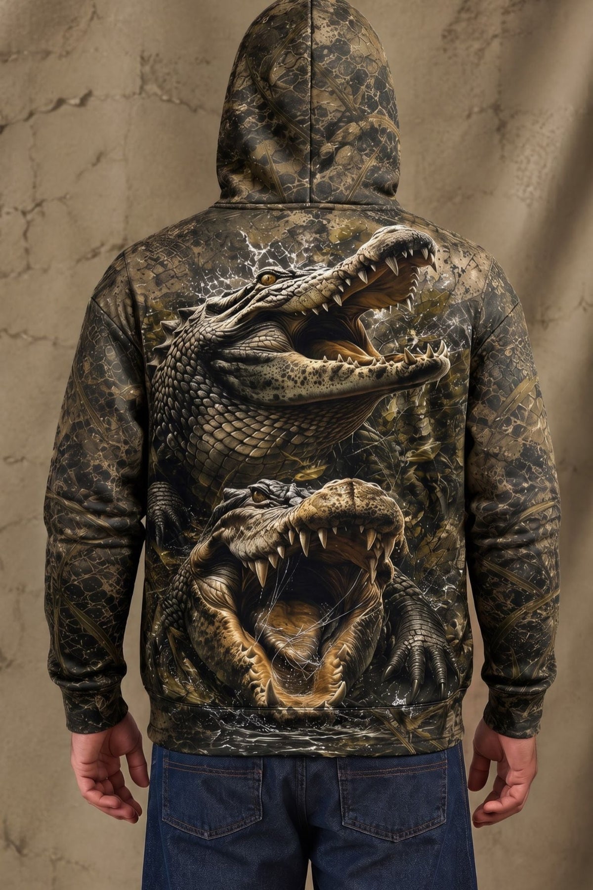Performance Fleece-Lined Hoodie - Double Gator Ambush image 2