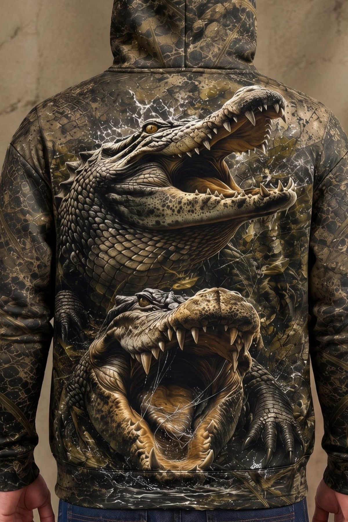 Performance Fleece-Lined Hoodie - Double Gator Ambush image 4